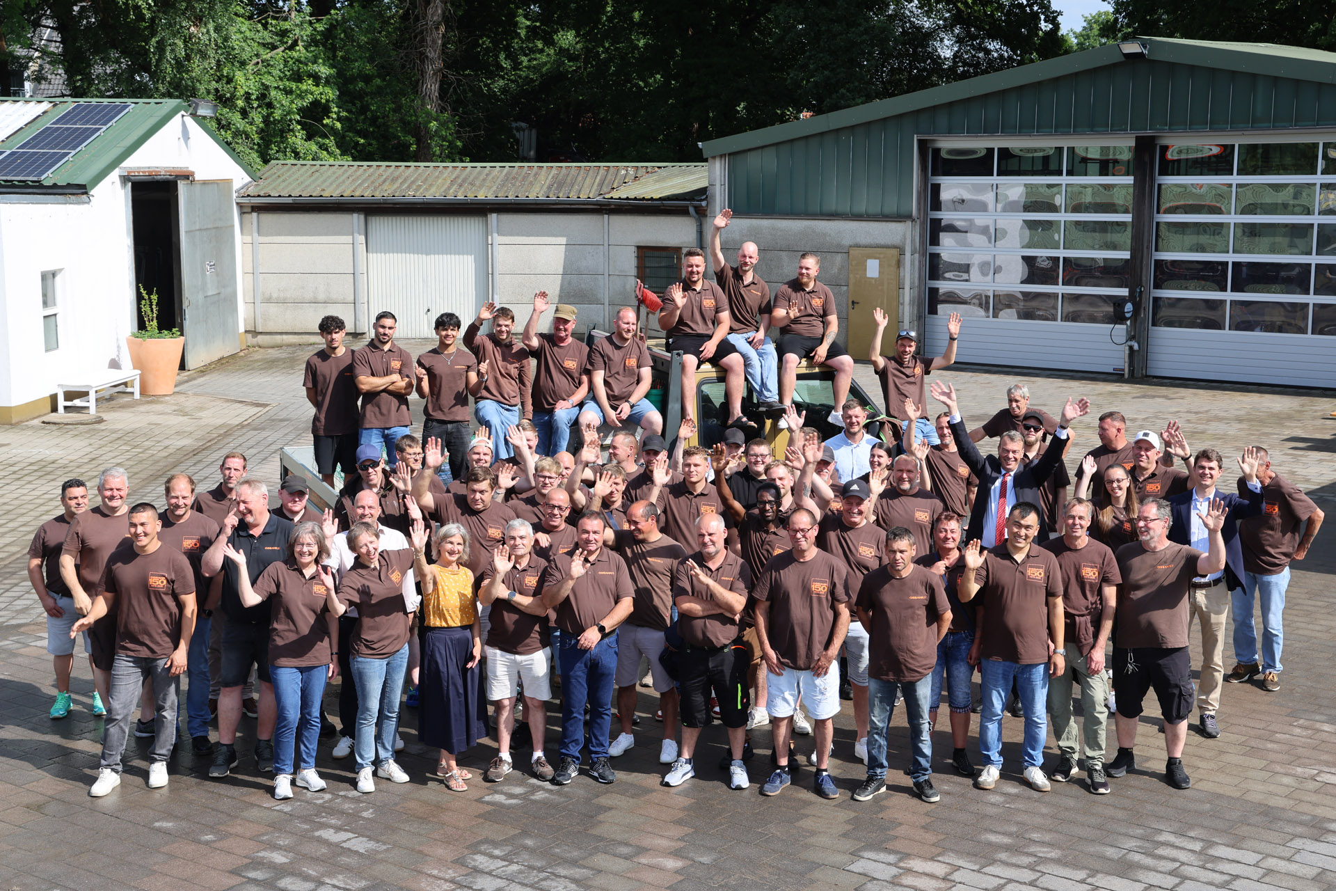 Das Team von Osbahr feiert den 150. Jahrestag der Gründung des ältesten deutschen Garten- und Landschaftsbau-Betriebes.